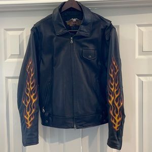 Harley Davidson Leather Jacket Large
